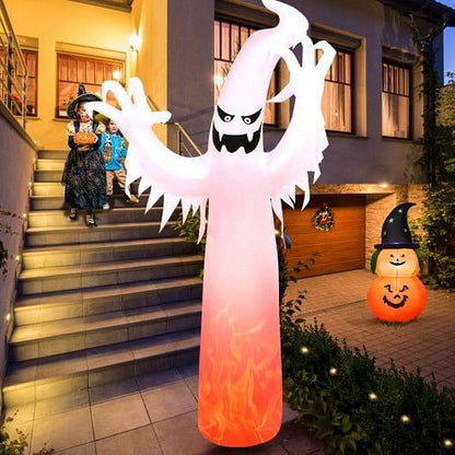 12 Feet Halloween Inflatable Decoration with Built-in LED Lights-1