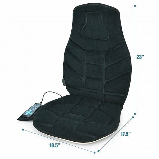 Seat Cushion Massager with Heat and 6 Vibration Motors for Home-3