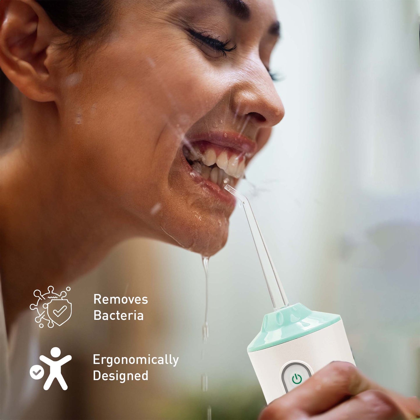 Pursonic Oral Care Power Bundle: USB Rechargeable Water Flosser, Electric Toothbrush, and Charcoal Teeth Whitener-1