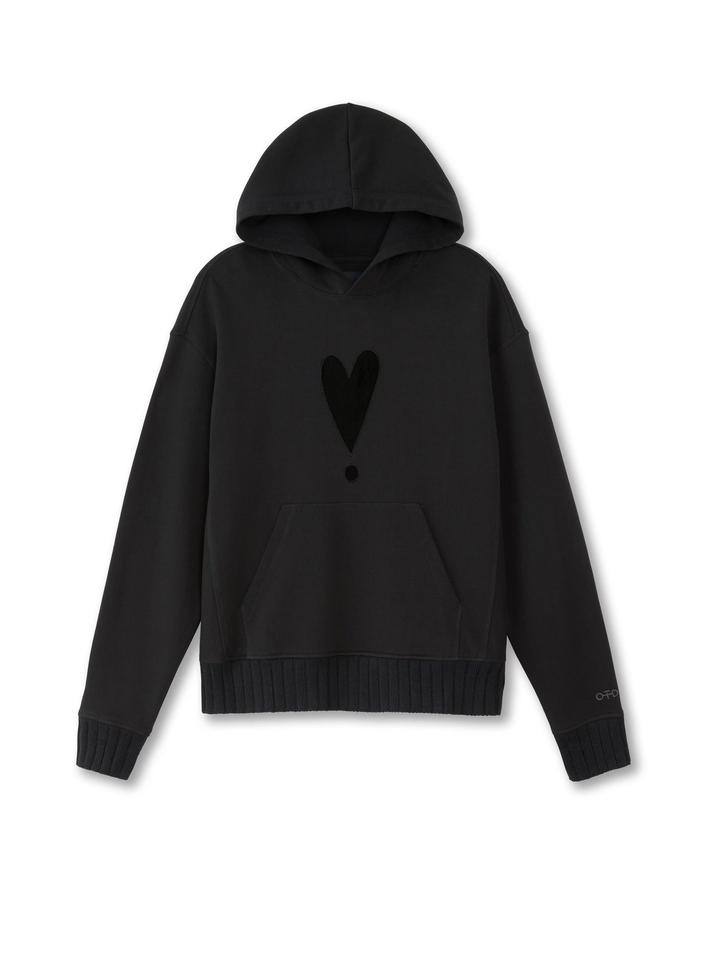 Exclamation Heart Hoodie-0