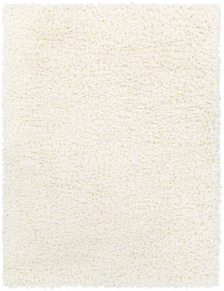 Siari Solid Cream Plush Rug-1