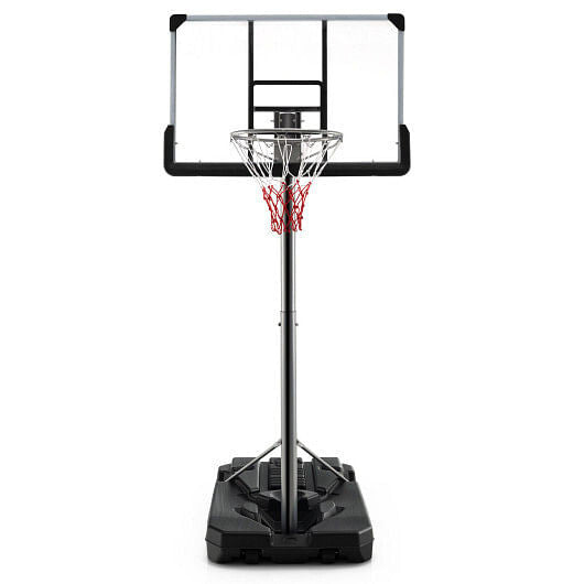 Basketball Hoop with 5.4-6.6FT Adjustable Height and 50