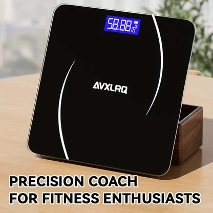 high-precision digital bathroom scale with bright display for accurate weight measurements