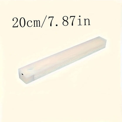 Wireless LED under cabinet light measuring 20cm/7.87in for effective illumination.