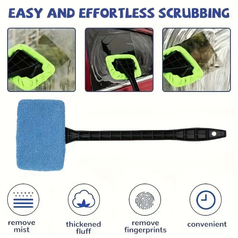 car window cleaning brush kit for easy and effortless scrubbing of your vehicle's windows.
