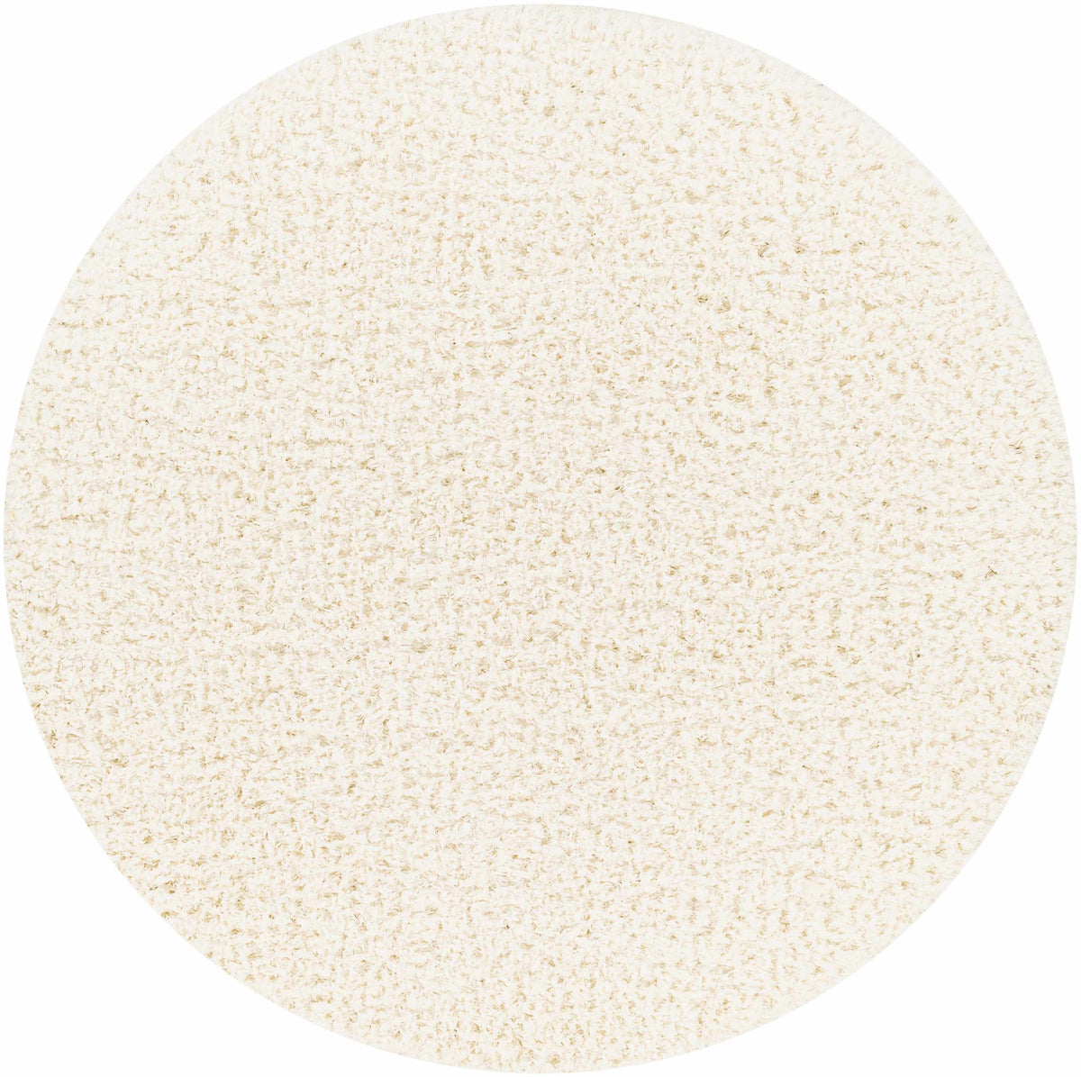 Siari Solid Cream Plush Rug-7