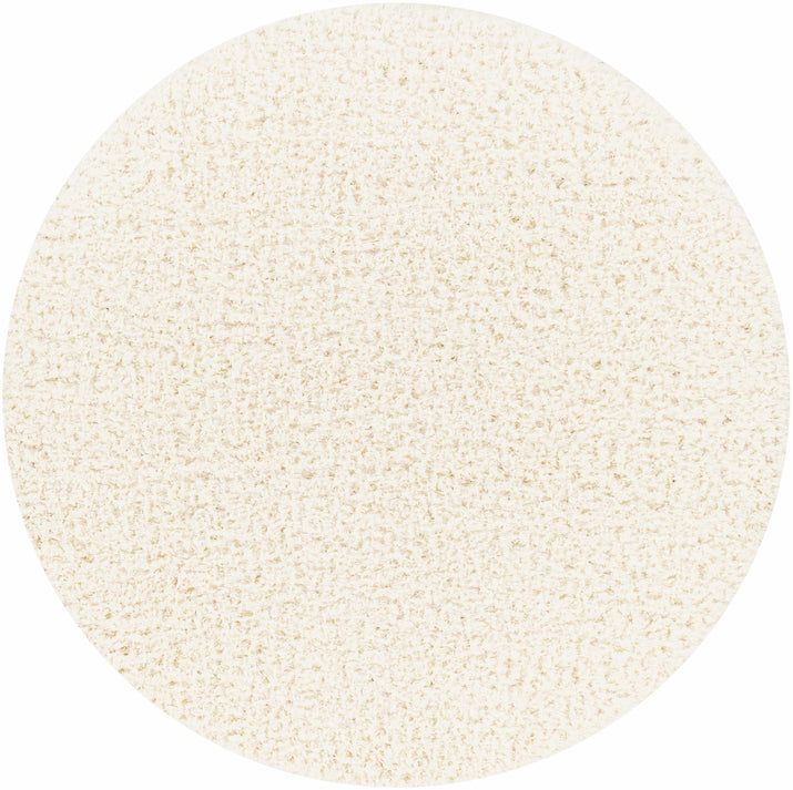 Siari Solid Cream Plush Rug-7